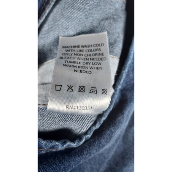 Lincoln Outfitters Denim Overalls Men’s 42x30 Blue Jean Bib Workwear 100% Cotton - Picture 13 of 14